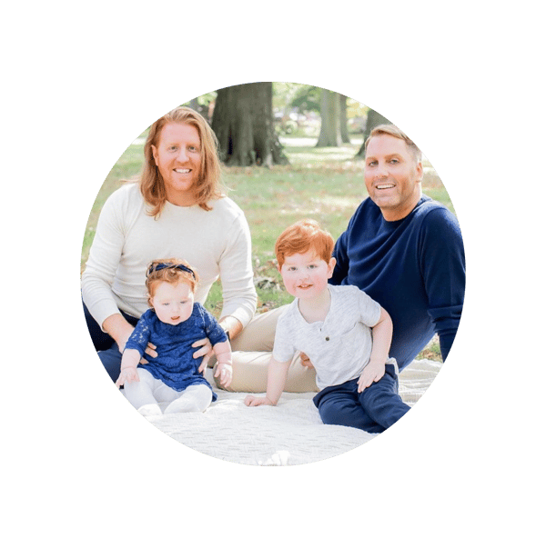 lgbtq dads with two children