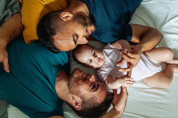 gay dads with baby